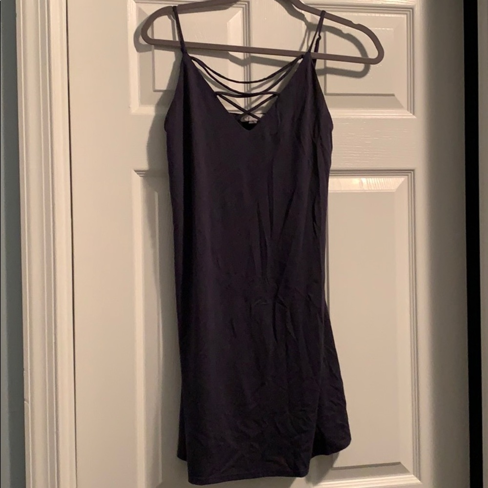 navy blue pac sun dress